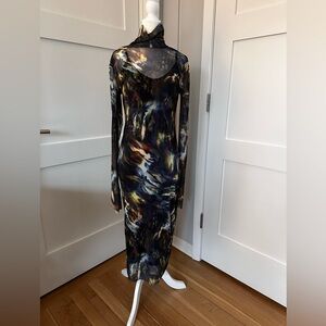 Steve Madden size S stretch mesh dress with full slip